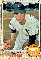 1968 Topps Baseball Cards      072      Tommy John